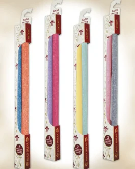 Σετ 2 Λαμπάδες σαγρέ